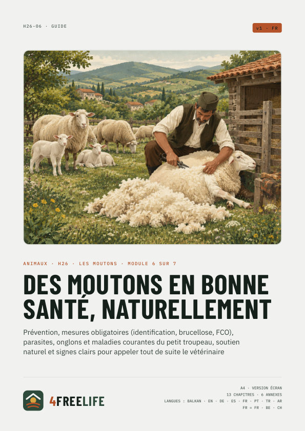 Des moutons en bonne santé, naturellement