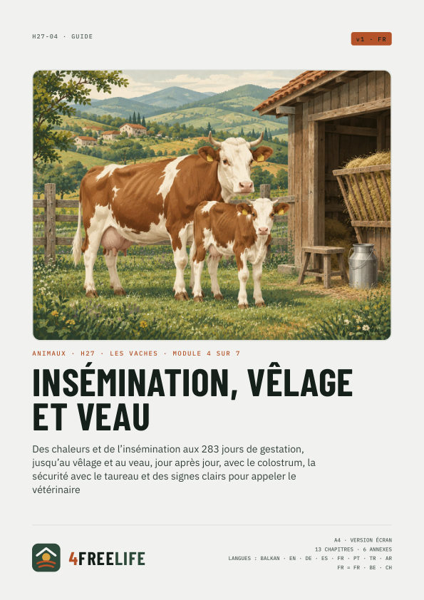 Insémination, vêlage et veau
