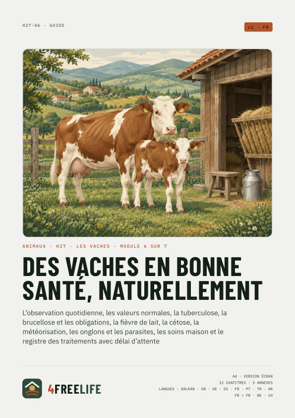 Des vaches en bonne santé, naturellement