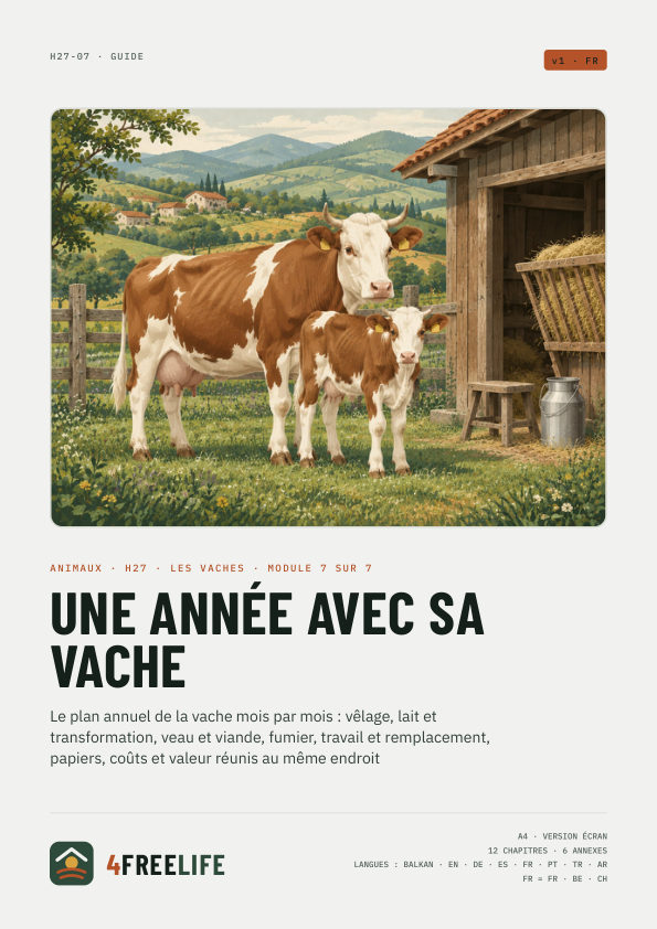 Une année avec sa vache