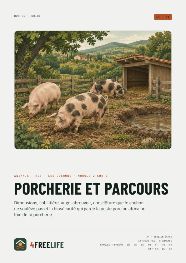 Porcherie et parcours