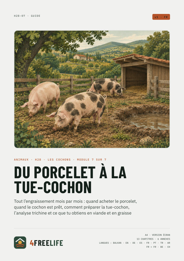 Du porcelet à la tue-cochon