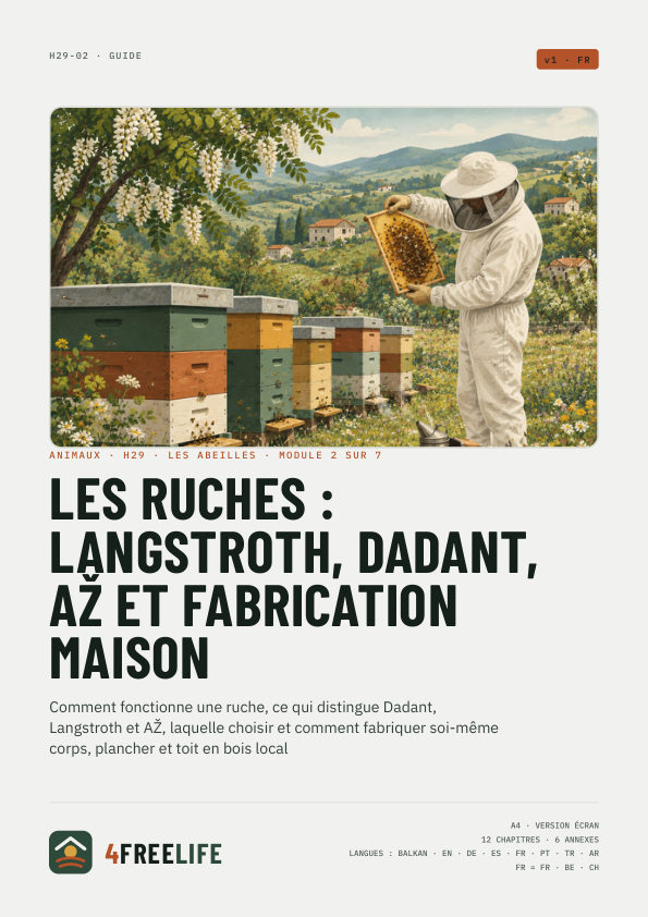 Les ruches : Langstroth, Dadant, AŽ et fabrication maison