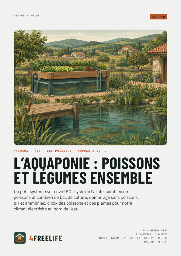 L’aquaponie : poissons et légumes ensemble