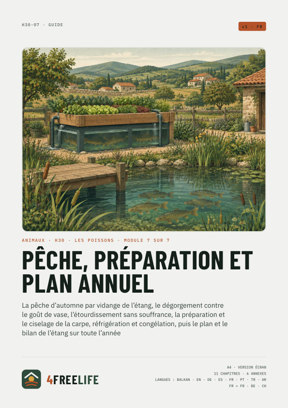 Pêche, préparation et plan annuel