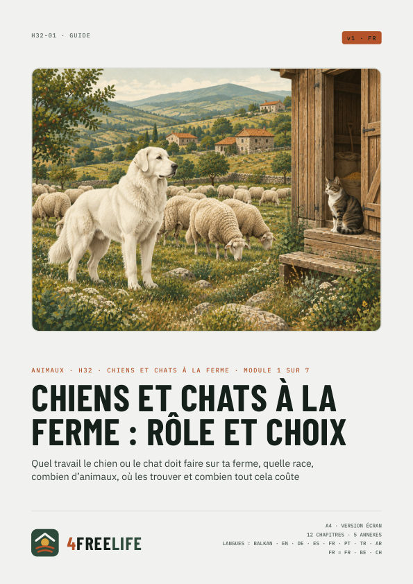 Chiens et chats à la ferme : rôle et choix