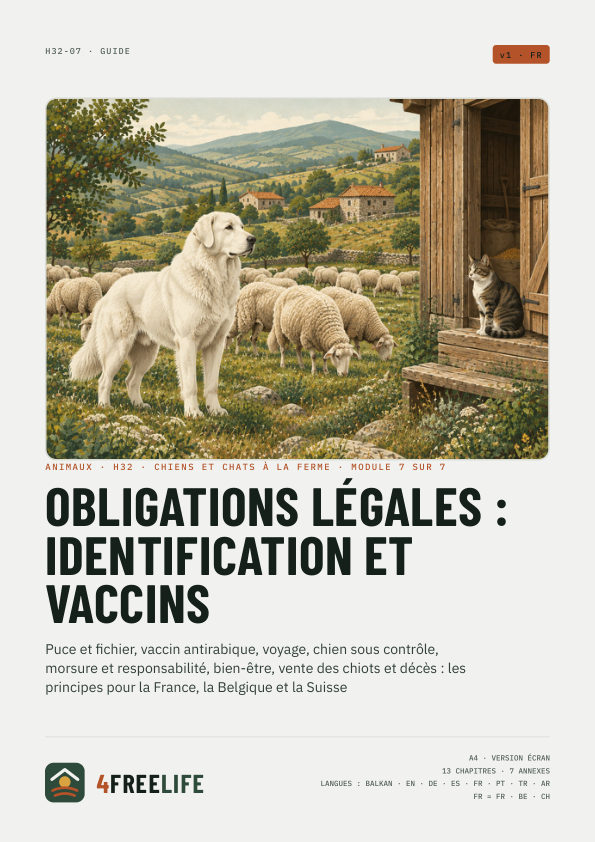 Obligations légales : identification et vaccins