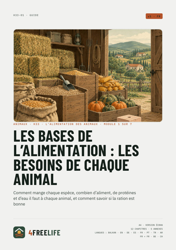Les bases de l’alimentation : les besoins de chaque animal