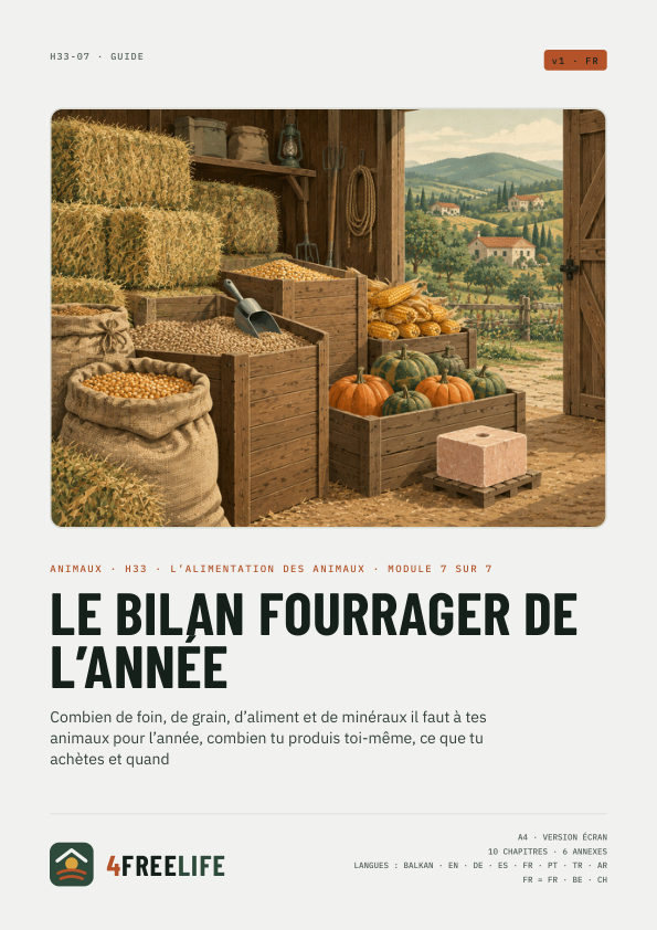 Le bilan fourrager de l’année