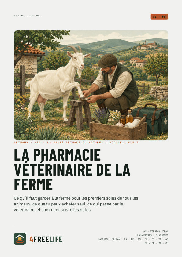 La pharmacie vétérinaire de la ferme