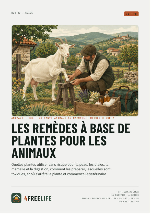 Les remèdes à base de plantes pour les animaux