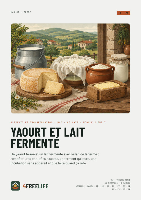 Yaourt et lait fermenté
