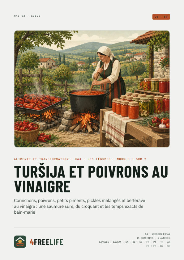 Turšija et poivrons au vinaigre
