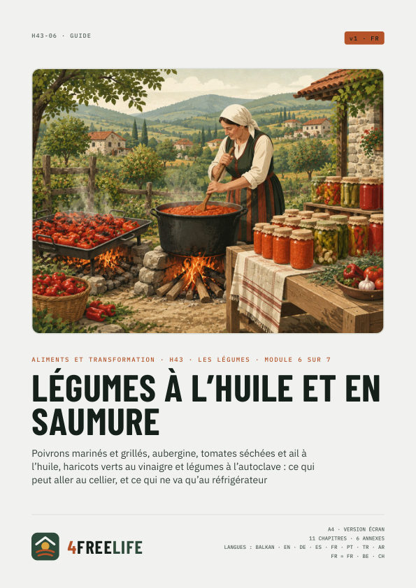Légumes à l’huile et en saumure