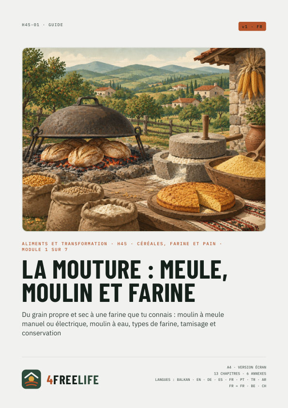 La mouture : meule, moulin et farine