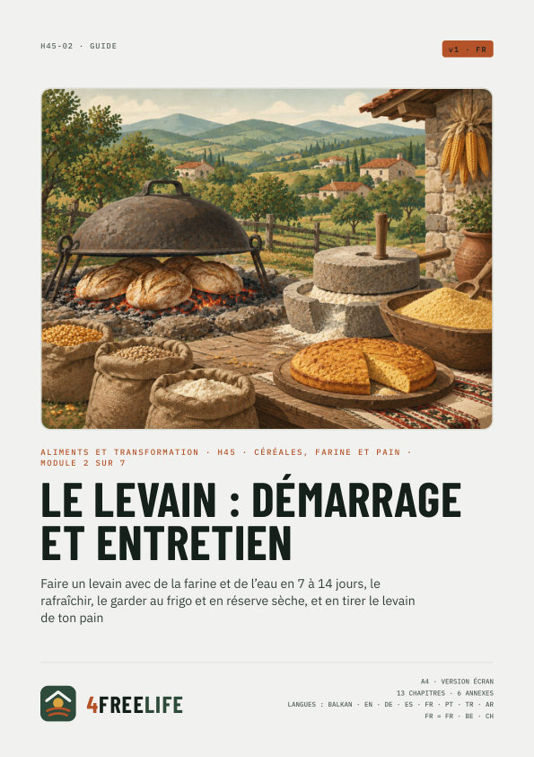 Le levain : démarrage et entretien
