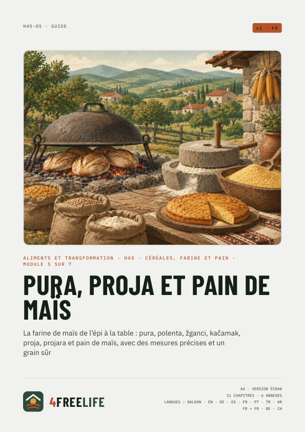 Pura, proja et pain de maïs