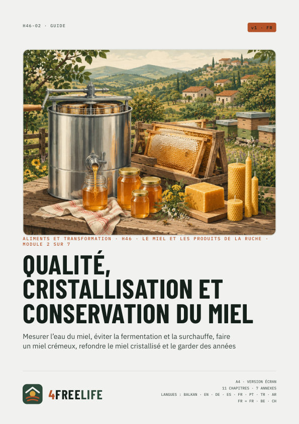 Qualité, cristallisation et conservation du miel