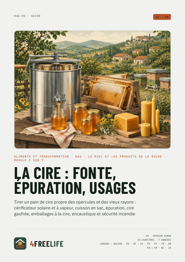 La cire : fonte, épuration, usages