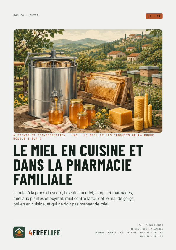 Le miel en cuisine et dans la pharmacie familiale