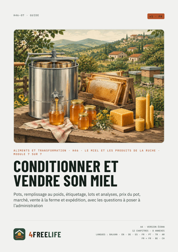 Conditionner et vendre son miel