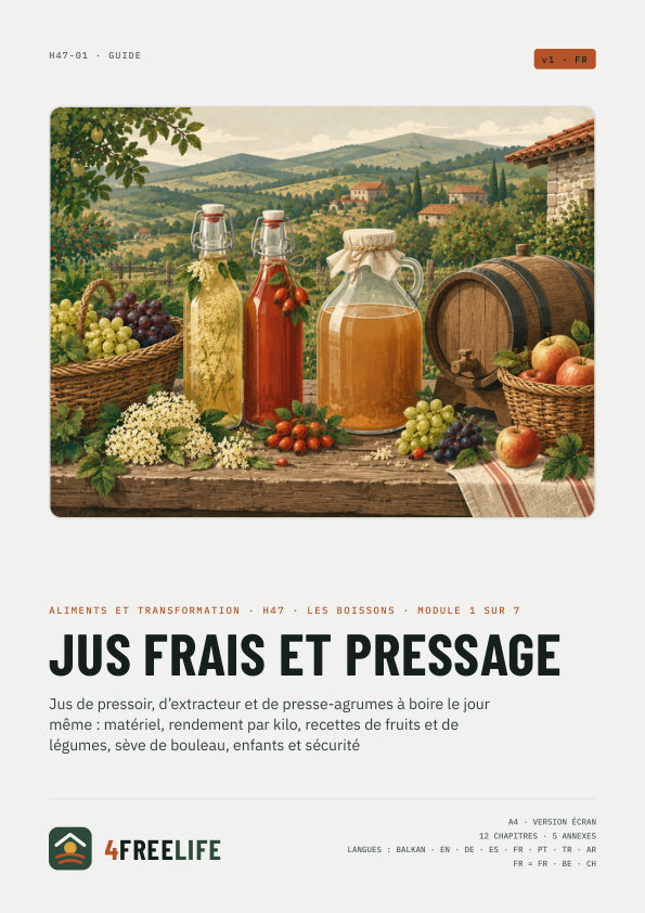 Jus frais et pressage