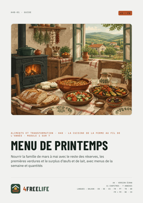 Menu de printemps