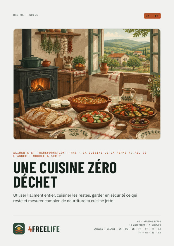 Une cuisine zéro déchet