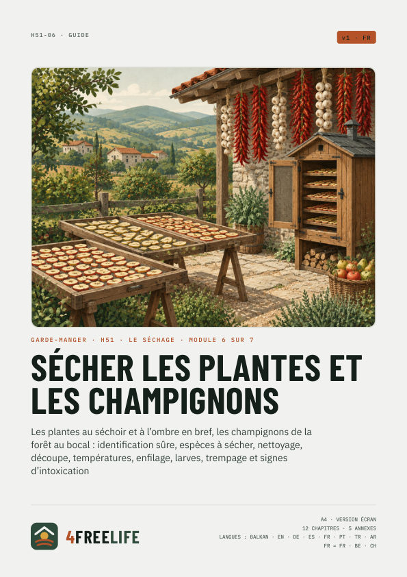 Sécher les plantes et les champignons