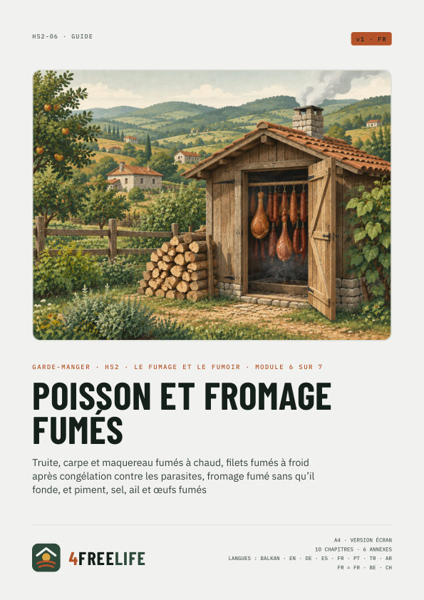 Poisson et fromage fumés