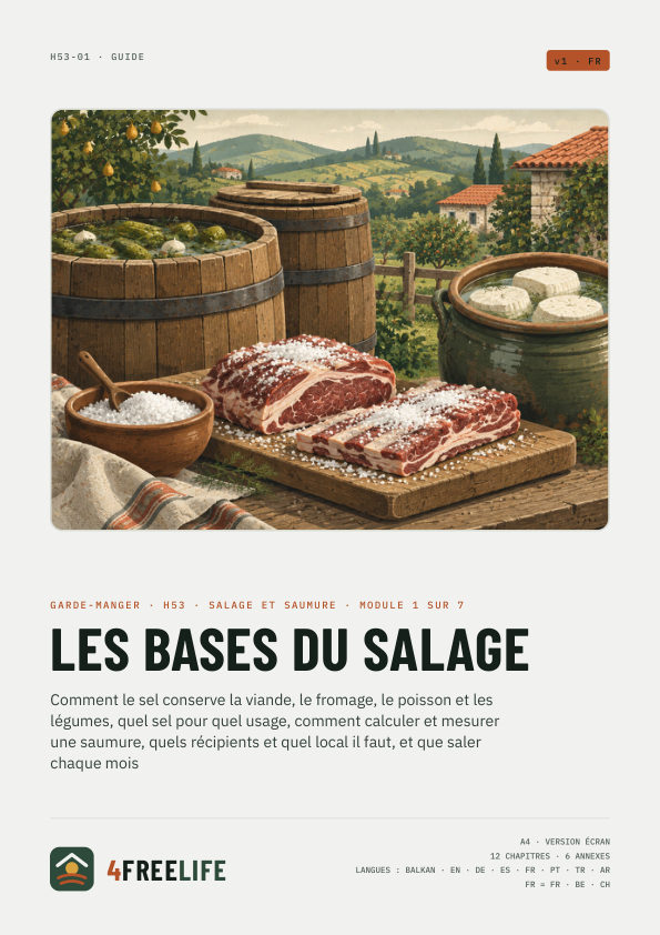 Les bases du salage