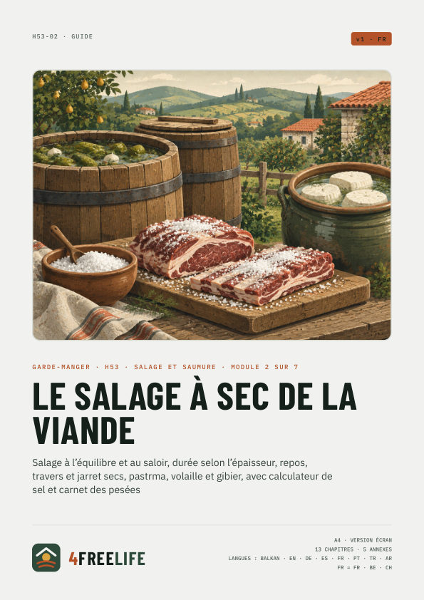 Le salage à sec de la viande