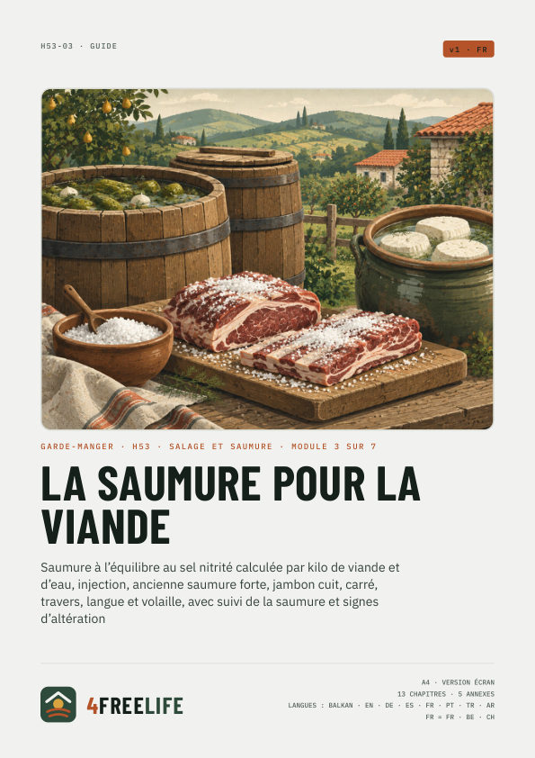 La saumure pour la viande