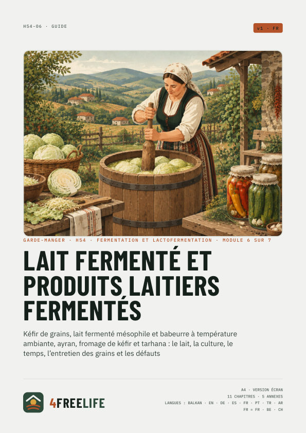 Lait fermenté et produits laitiers fermentés