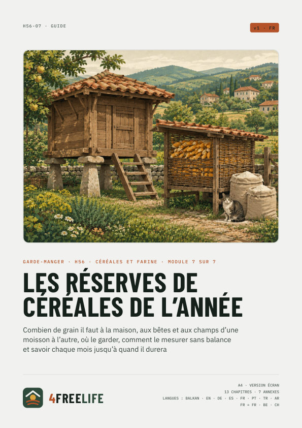 Les réserves de céréales de l’année
