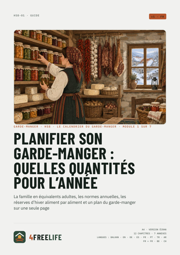Planifier son garde-manger : quelles quantités pour l’année