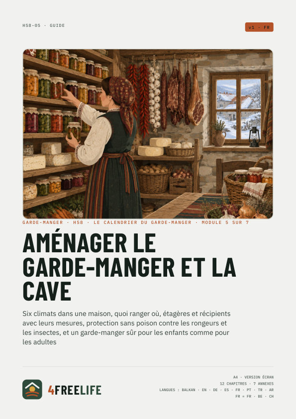 Aménager le garde-manger et la cave
