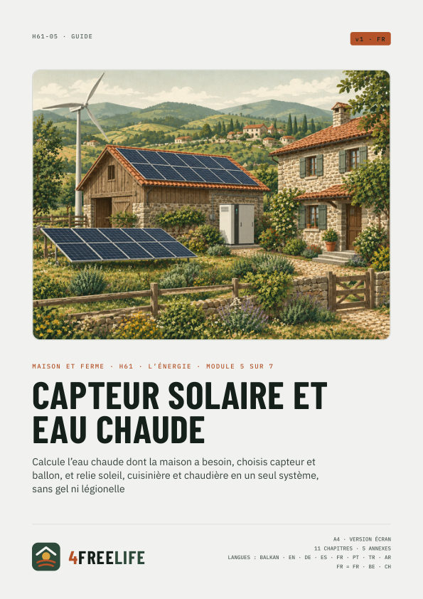 Capteur solaire et eau chaude