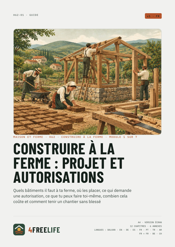Construire à la ferme : projet et autorisations