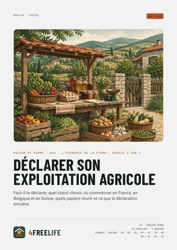Déclarer son exploitation agricole