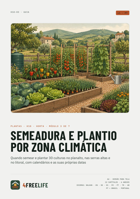 Semeadura e plantio por zona climática