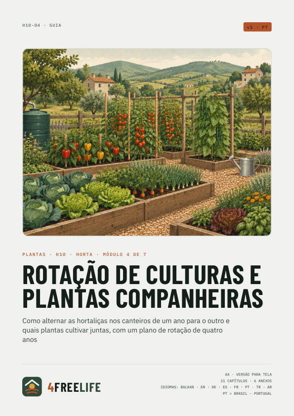 Rotação de culturas e plantas companheiras