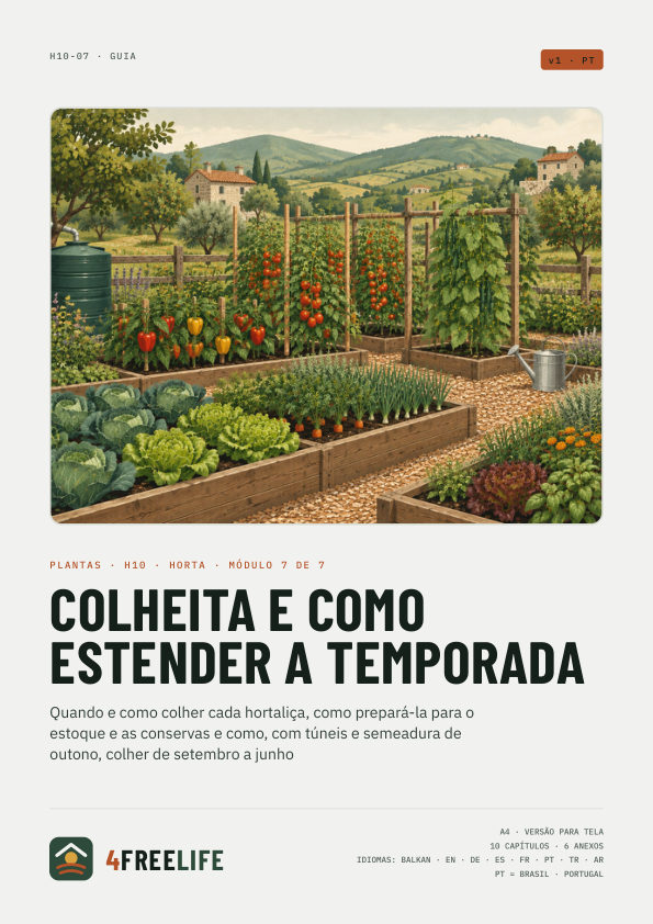 Colheita e como estender a temporada