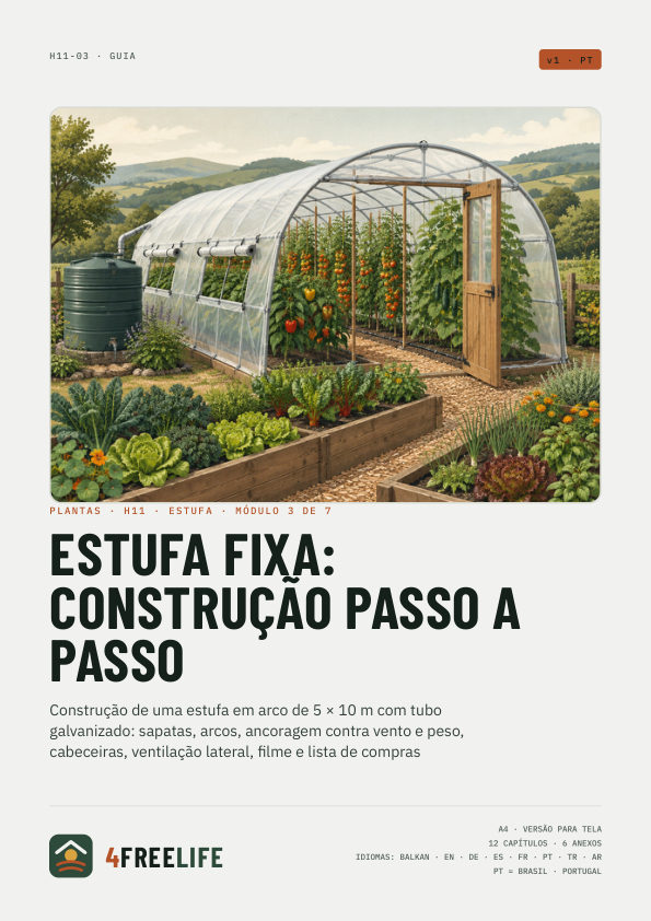 Estufa fixa: construção passo a passo