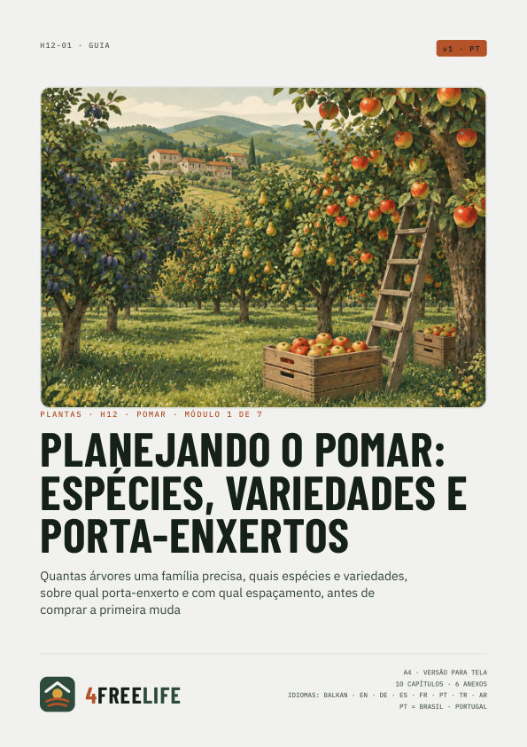 Planejando o pomar: espécies, variedades e porta-enxertos