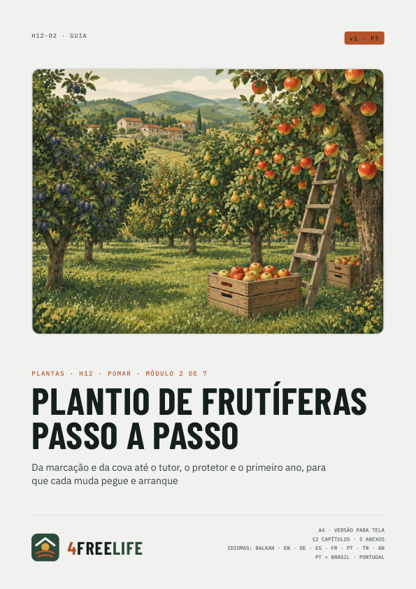Plantio de frutíferas passo a passo