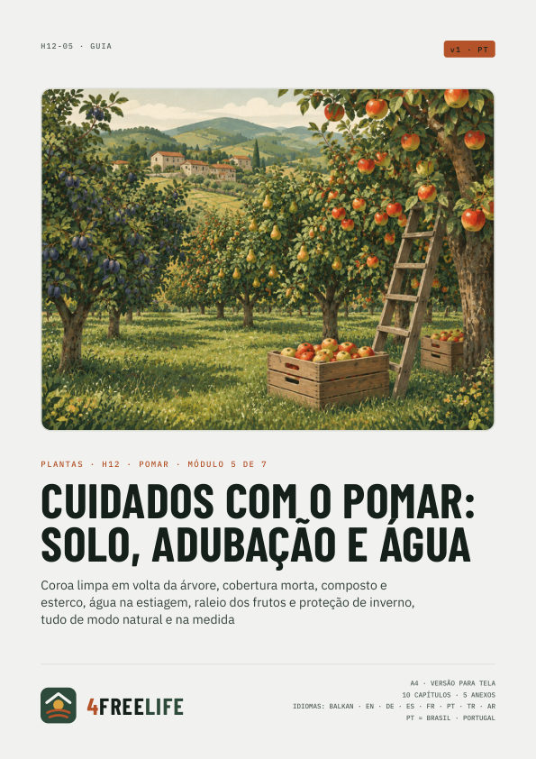 Cuidados com o pomar: solo, adubação e água