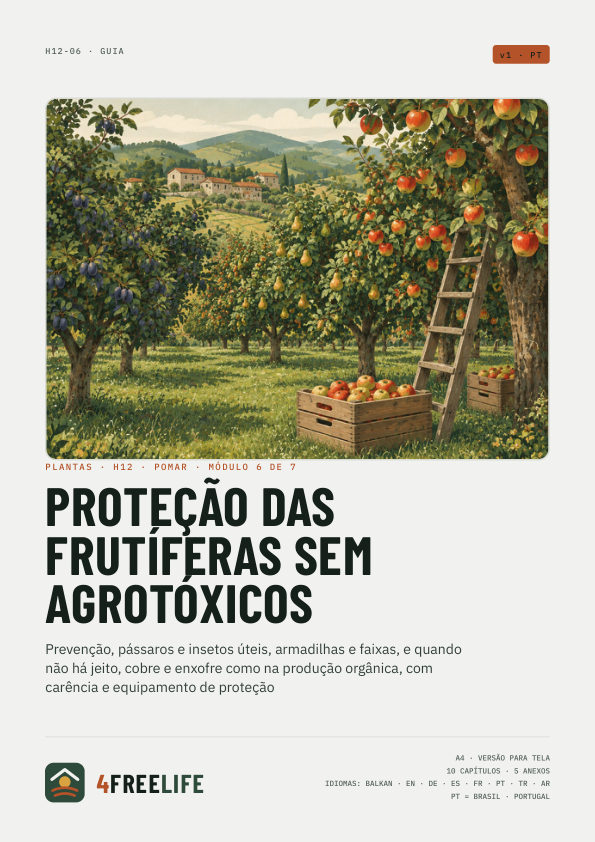 Proteção das frutíferas sem agrotóxicos
