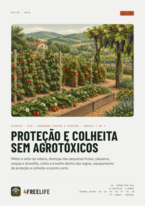 Proteção e colheita sem agrotóxicos