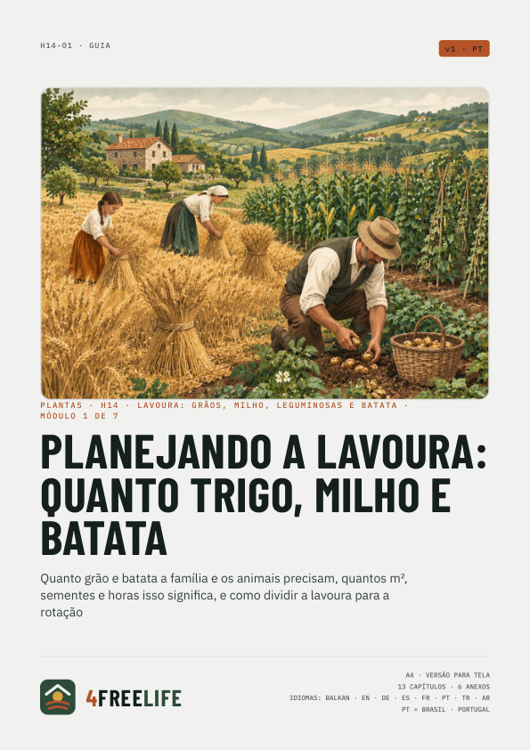 Planejando a lavoura: quanto trigo, milho e batata